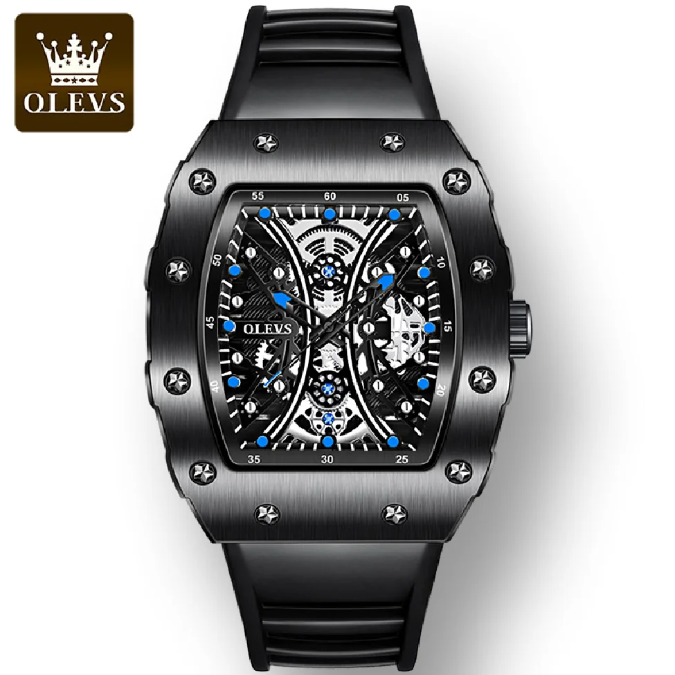 OLEVS Quartz Waterproof Men Wristwatches Trendy Luxury Rubber Strap Sport Watch for Men
OLEVS Quartz Waterproof Men Wristwatches Trendy Luxury Rubber Strap Sport Watch for Men