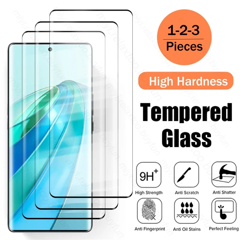 

1-3 шт. изогнутое защитное стекло 9D для Honor Magic5 Lite 5G, закаленное стекло для Xonor Honer Honar Magic 5 Lite, 5 фотолампочек, 6,67 дюйма