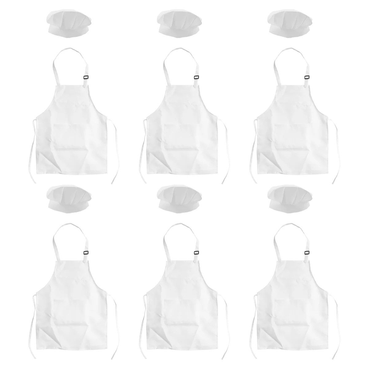 12-Piece Apron and Chef Hat Set, Adjustable Children's Apron with Pockets (White, Suitable for 2-6 Year Old S)
12-Piece Apron and Chef Hat Set, Adjustable Children's Apron with Pockets (White, Suitable for 2-6 Year Old S)