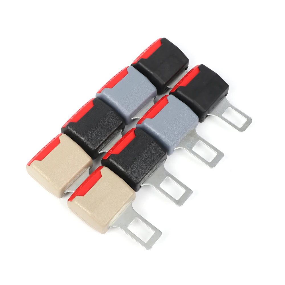 

1/2PCS Car Seat Belt Clip Extender Safety Seatbelt Lock Buckle Plug Thick Insert Socket Extender Safety Seatbelt Buckle New