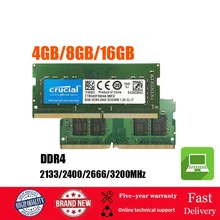 4GB/8GB/16GB 노트북 메모리 RAM DDR4 SODIMM 2133/2400/2666 MHz 260Pin 1.2V RAM PC4-17000 19200 12800 21300 램