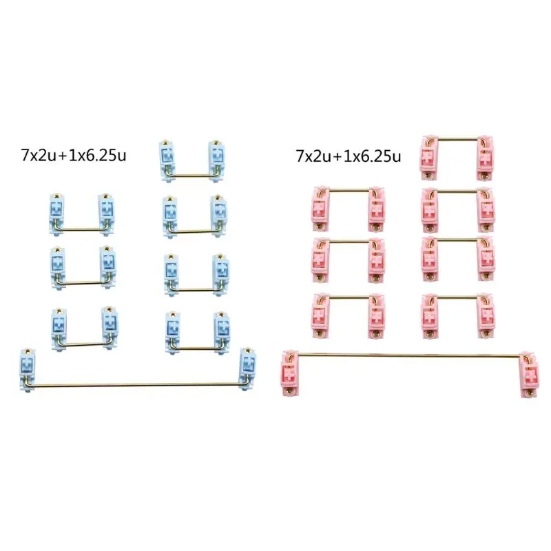Cherry MX Switch Pcb Mounted Stabilizer 6.25u Modifier Stabiliser Plate 
Cherry MX Switch Pcb Mounted Stabilizer 6.25u Modifier Stabiliser Plate