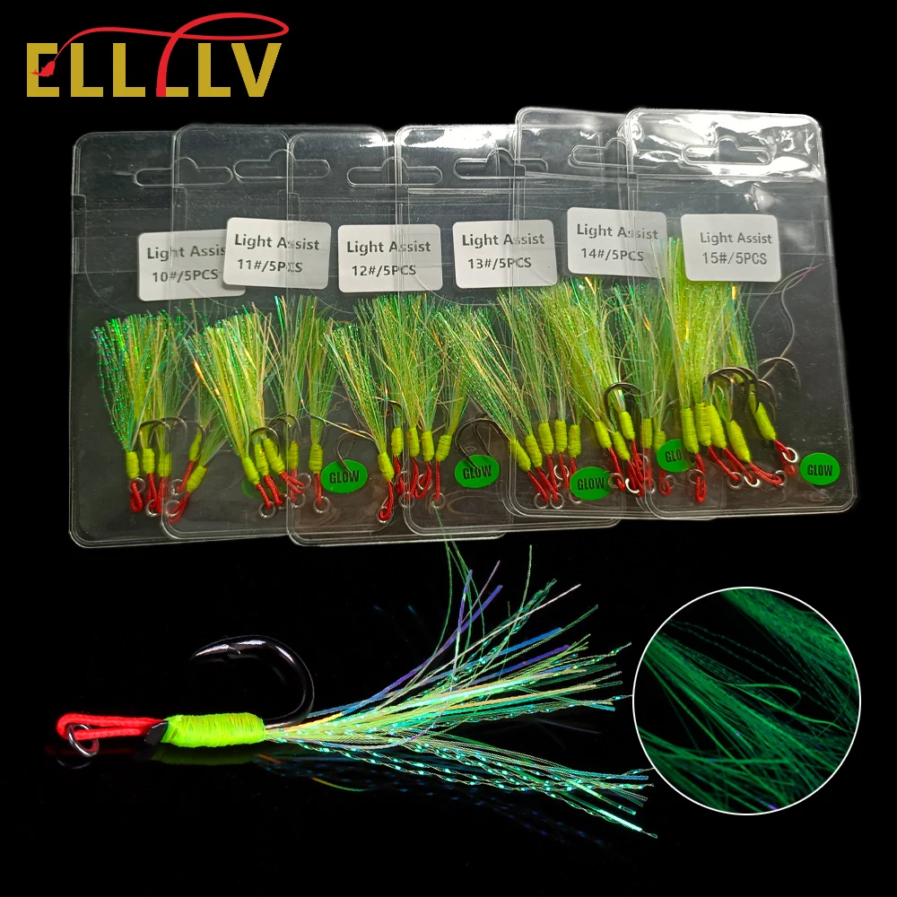 Elllv 5 шт./упаковка, крючок для приманки, с подсветкой, светящийся 3x одиночный крючок для приманки, морская рыбалка, снасти 10 # - 15 #
Elllv 5 шт./упаковка, крючок для приманки, с подсветкой, светящийся 3x одиночный крючок для приманки, морская рыбалка, снасти 10 # - 15 #