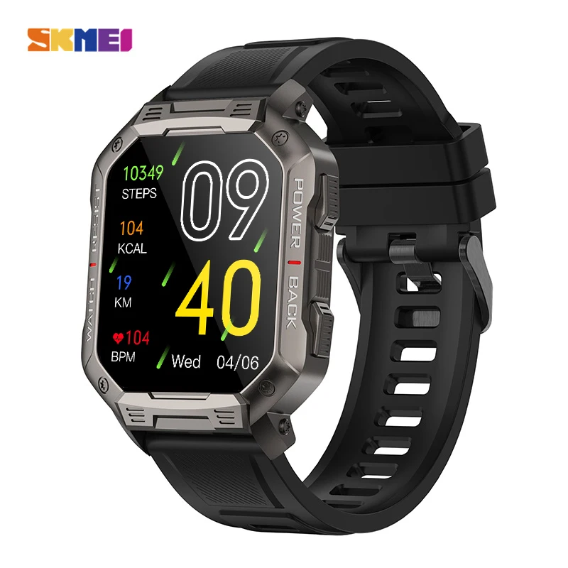 SKMEI 410mAh Bluetooth Call Smartwatch 1.83 inch Waterproof Heart Rate Monitor Pedometer Sports Smart Watch Men for android ios
SKMEI 410mAh Bluetooth Call Smartwatch 1.83 inch Waterproof Heart Rate Monitor Pedometer Sports Smart Watch Men for android ios