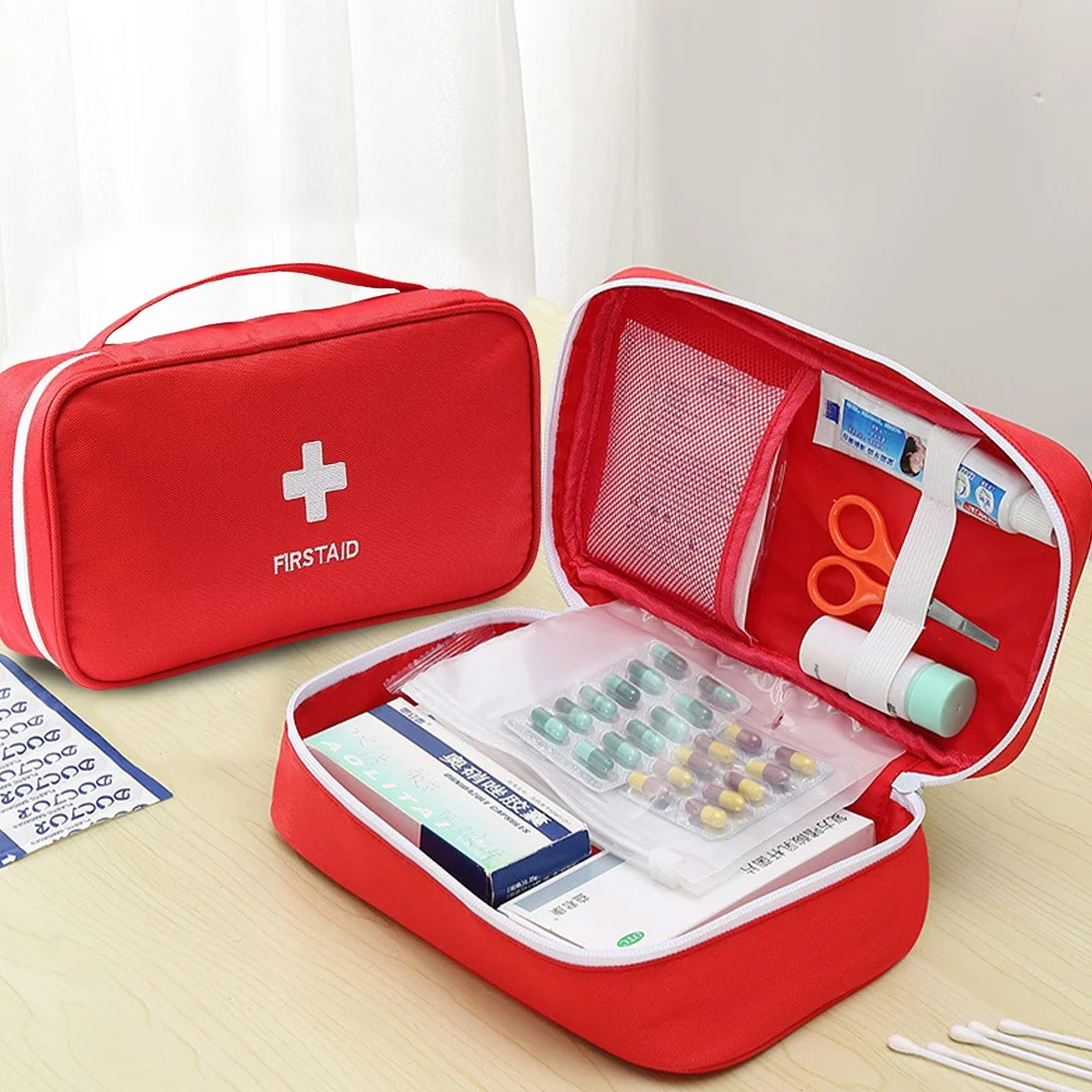 Home First Aid Medical Kit Portable Outdoor Travel Camping Organizer Bag Practical Box Medicine Storage Emergency Pill Case Pack
Home First Aid Medical Kit Portable Outdoor Travel Camping Organizer Bag Practical Box Medicine Storage Emergency Pill Case Pack