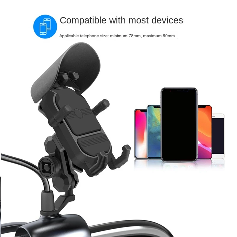 Motorcycle Mobile Phone Bracket Bicycle Shockproof Mobile Phone Bracket Shock Absorption Anti-Shake Bracket 360° Bracket
Motorcycle Mobile Phone Bracket Bicycle Shockproof Mobile Phone Bracket Shock Absorption Anti-Shake Bracket 360° Bracket