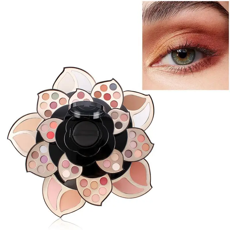 All InMakeup Kit Cometic Pallete Set Black Flower Eye Shadow Big Size Plum Blossom Rotating Eye Shadow Box Cosmetic Case 
All InMakeup Kit Cometic Pallete Set Black Flower Eye Shadow Big Size Plum Blossom Rotating Eye Shadow Box Cosmetic Case