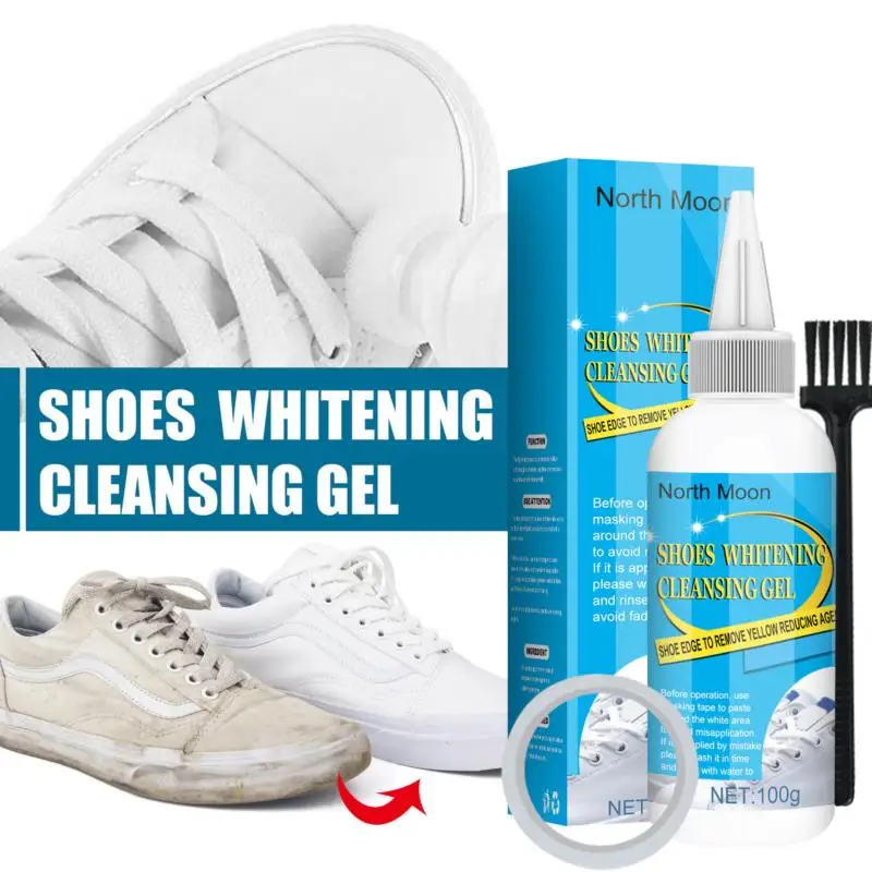 100G White Shoes Cleaner Shoes Whitening Cleansing Gel For Shoe Brush Shoe Sneakers Cleaning With Making Tape Queezing Nozzle
100G White Shoes Cleaner Shoes Whitening Cleansing Gel For Shoe Brush Shoe Sneakers Cleaning With Making Tape Queezing Nozzle