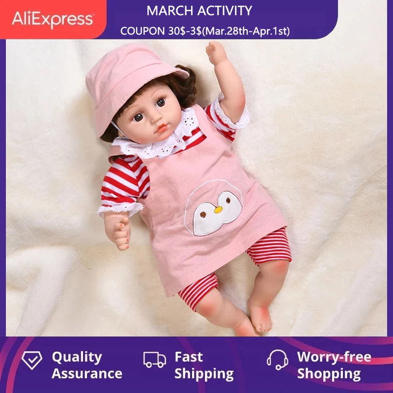 45CM Elictric Bebe Rebon Doll Laughing Silicona Toddler Toys Cute Crying Reborn Baby Doll Lifelike Real Baby for Girls Gifts
45CM Elictric Bebe Rebon Doll Laughing Silicona Toddler Toys Cute Crying Reborn Baby Doll Lifelike Real Baby for Girls Gifts