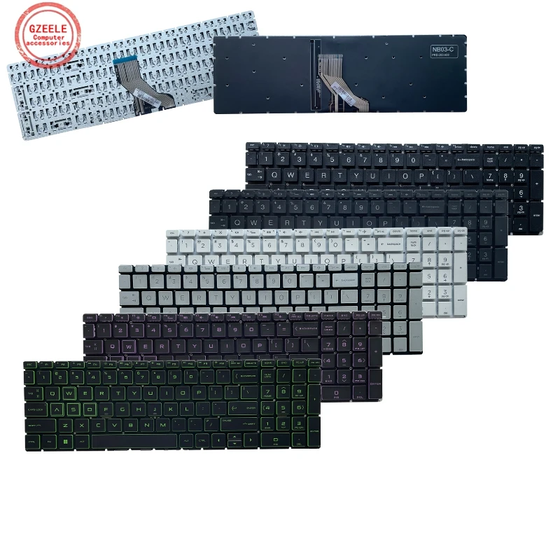 

US keyboard FOR HP 15-DB 15-DX 15-DA 15-CX 15-DR GW 250 255 256 G7 15-CN 15-CS 15-CR 15-CW 17-BY 17-CA TPN-C135 15-CP -EC 17-CD