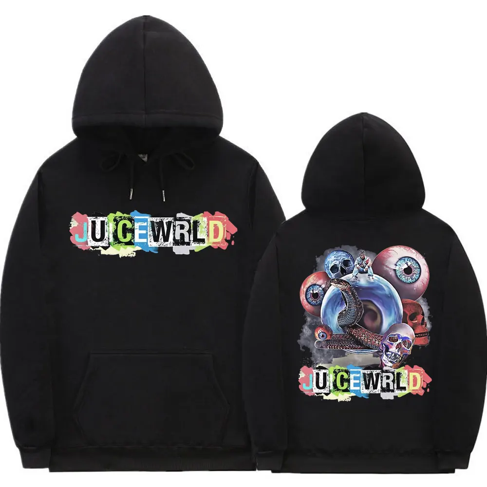 Juice Weld 999 Hip Hop Skeleton Snake Eyes Double Sided Graphic Print Hoodie Men Vintage Fashion Sweatshirt Men's Black Hoodies
Juice Weld 999 Hip Hop Skeleton Snake Eyes Double Sided Graphic Print Hoodie Men Vintage Fashion Sweatshirt Men's Black Hoodies