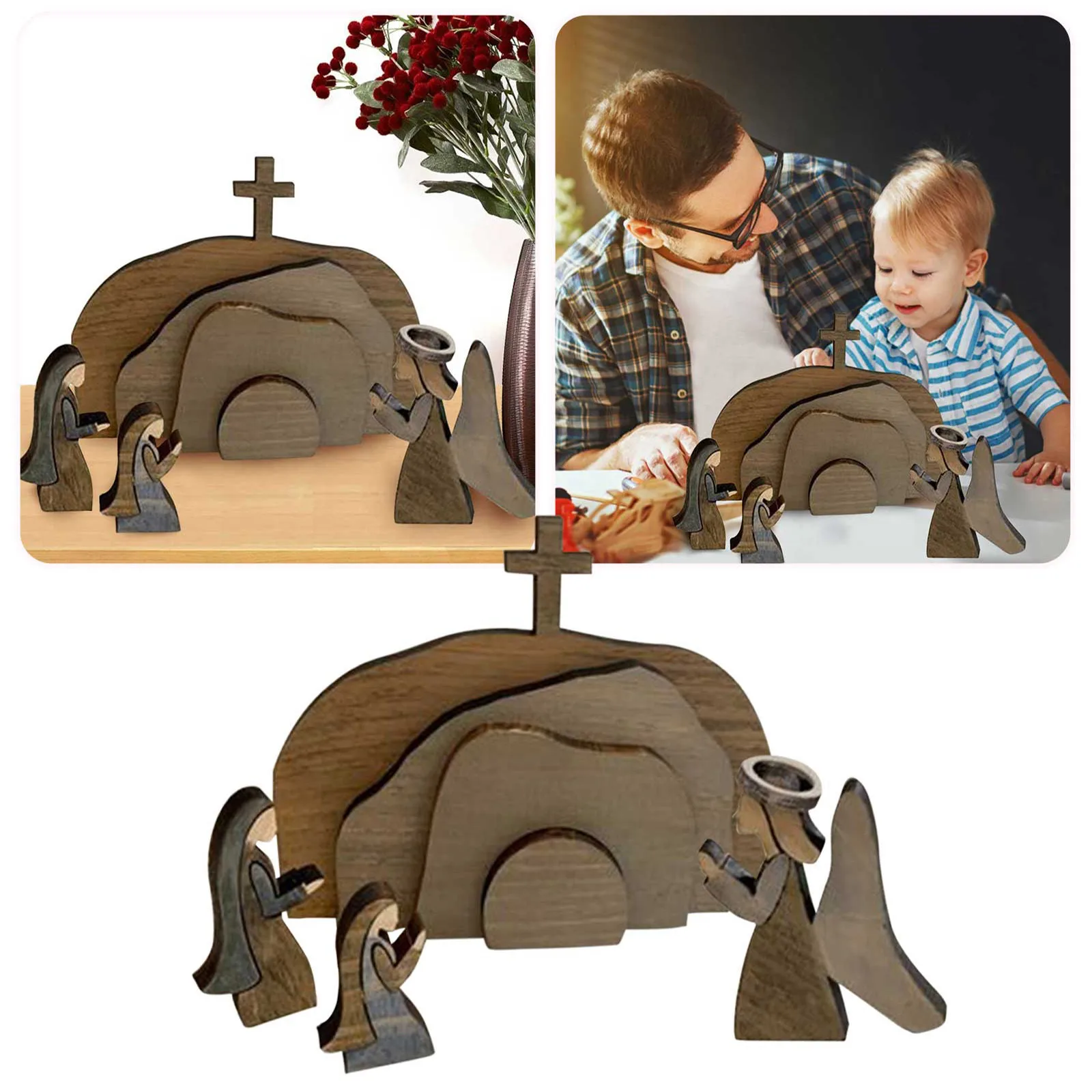 Статуи и скульптуры с изображением двора слона, сцена восстановления, сцена восстановления Пасхи, деревянное украшение, крючки для рождественских шаров на Пасху
Статуи и скульптуры с изображением двора слона, сцена восстановления, сцена восстановления Пасхи, деревянное украшение, крючки для рождественских шаров на Пасху