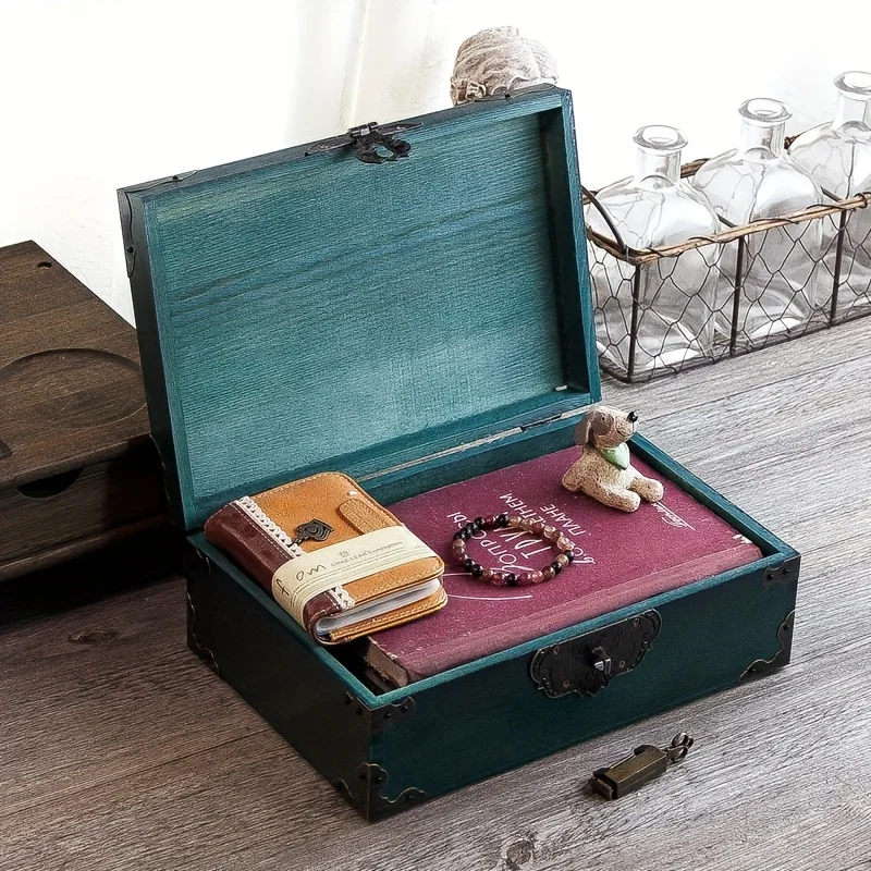 1pc Wooden Keepsake Box, Decorative Wooden Box Vintage Handmade Wood Craft Box With Locks And Keys For Jewelry Gift Storage Box,
1pc Wooden Keepsake Box, Decorative Wooden Box Vintage Handmade Wood Craft Box With Locks And Keys For Jewelry Gift Storage Box,