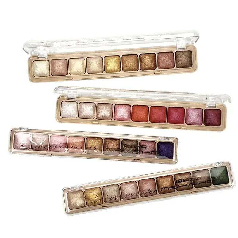 

9 Colors Shimmer Eyeshadow Palette Earth Color Glitter Matte Highlighter Long-lasting Easy To Wear Beauty Makeup Eye Pigments