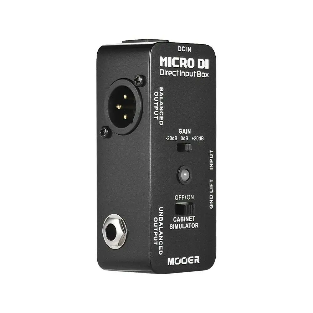 Mooer Simulator Di Box Guitar Effect Pedal Analog Di Pedal Guitar Accessories Electric Guitars Effect Pedal Micro Di Cabinet