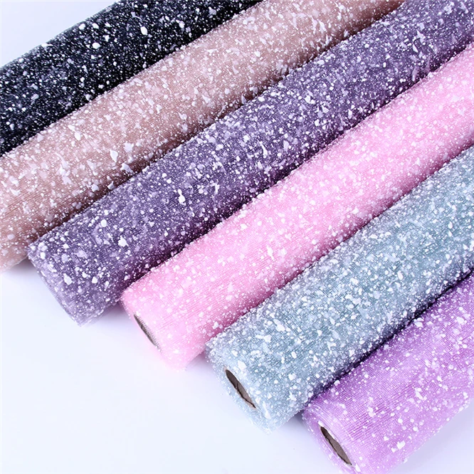 2 Roll 50cm*4yard flower Wrapping Paper DIY Bouquets Accessories Wedding Bouquet Decor Gift Packaging Material Snow Yarn Net
2 Roll 50cm*4yard flower Wrapping Paper DIY Bouquets Accessories Wedding Bouquet Decor Gift Packaging Material Snow Yarn Net