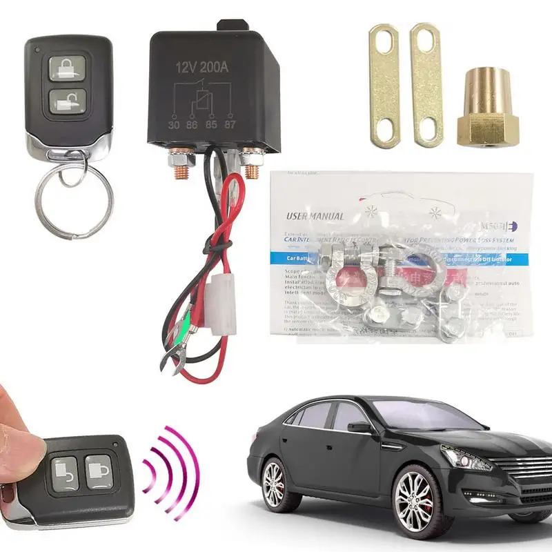 Универсальный автомобильный выключатель для отключения аккумулятора, 12 В постоянного тока, выключатель питания с дистанционным управлением, Противоугонный выключатель для автомобилей
Универсальный автомобильный выключатель для отключения аккумулятора, 12 В постоянного тока, выключатель питания с дистанционным управлением, Противоугонный выключатель для автомобилей