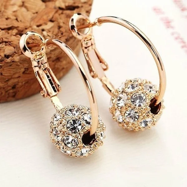 Delysia King Crystal Ball Stud Earrings 
Delysia King Crystal Ball Stud Earrings