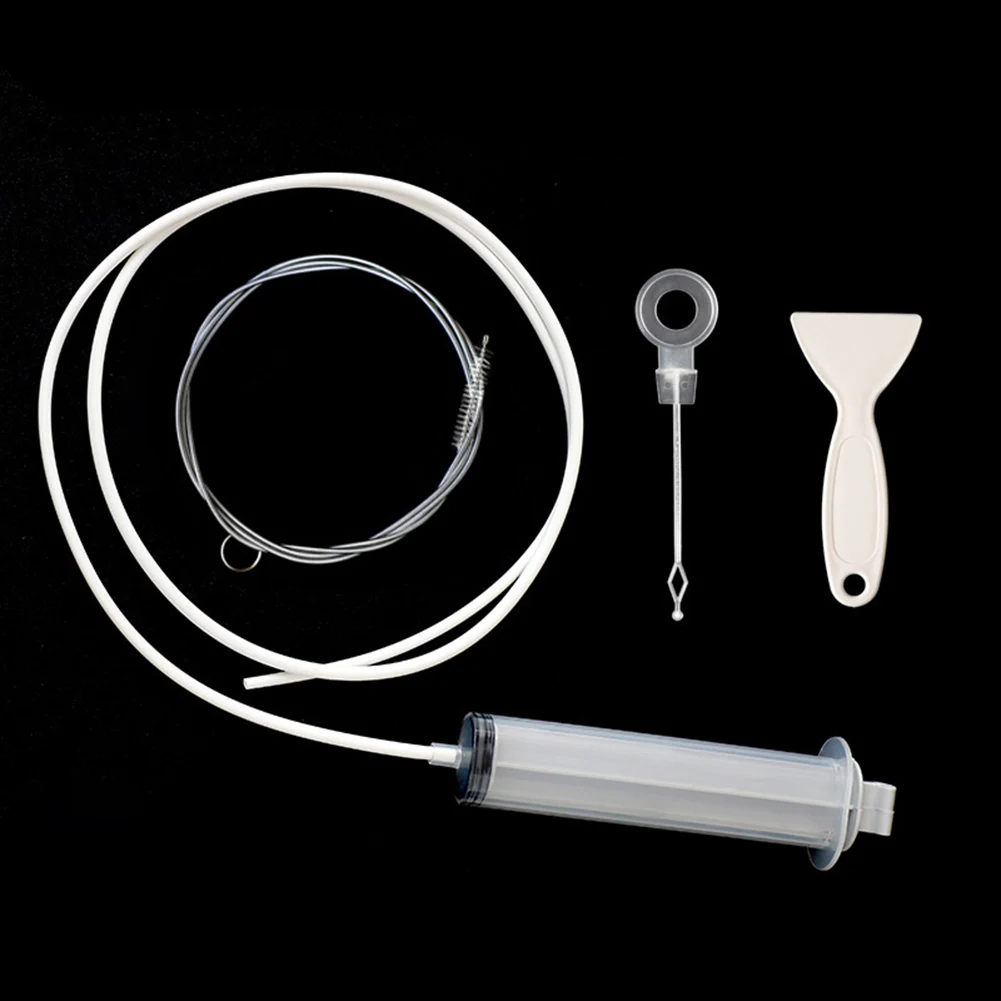 Refrigerator Drain Dredge Outlet Long Flexible Pipe Blocked Ice Accretion Cleaning 5 Pieces Set Long Handle Cleaning Brush
Refrigerator Drain Dredge Outlet Long Flexible Pipe Blocked Ice Accretion Cleaning 5 Pieces Set Long Handle Cleaning Brush