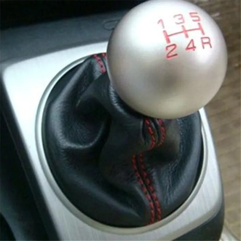 Silver Universal 5/6 Gears Car Accessories Gearstick Shifter Aluminum Manual Transmission pu Leather Gear Shift Knob Car-styling
Silver Universal 5/6 Gears Car Accessories Gearstick Shifter Aluminum Manual Transmission pu Leather Gear Shift Knob Car-styling