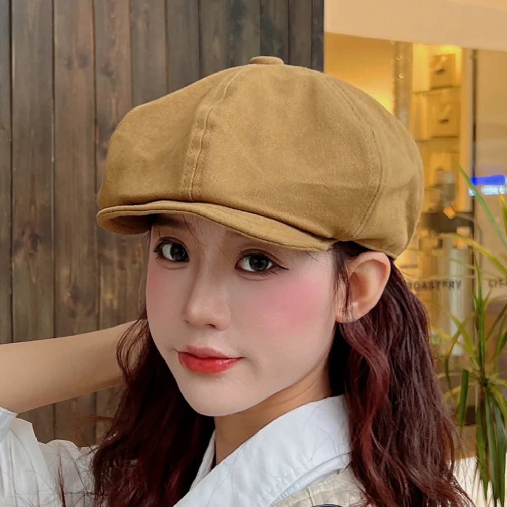 New Artistic Retro Newsboy Caps Women British Painters Hats Spring Autumn Berets Herringbone Flat Caps Hip Hop Berets Gorras 
New Artistic Retro Newsboy Caps Women British Painters Hats Spring Autumn Berets Herringbone Flat Caps Hip Hop Berets Gorras