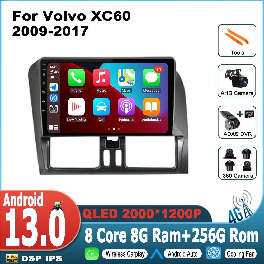 Android Car Radio 8+128G For Volvo XC60 que 1 2008 - 2017 Stereo Multimedia Player GPS Navigation BT Carplay No 2din DVD
Android Car Radio 8+128G For Volvo XC60 que 1 2008 - 2017 Stereo Multimedia Player GPS Navigation BT Carplay No 2din DVD