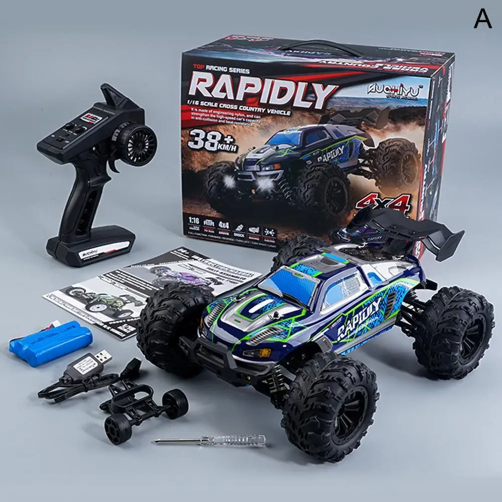 2.4G Full-scale Synchronous Remote Control High-speed Car Off Road Kids Truck Electric Toys
2.4G Full-scale Synchronous Remote Control High-speed Car Off Road Kids Truck Electric Toys