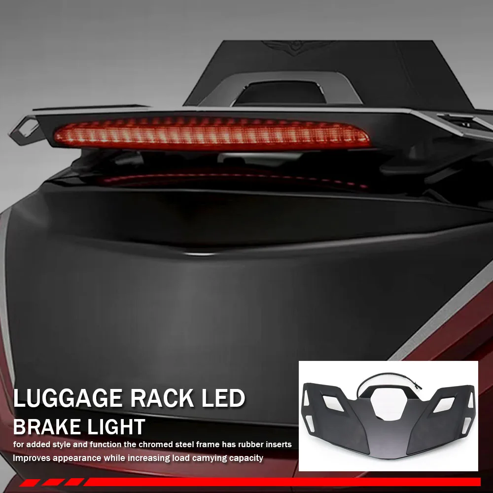 GL1800 TOUR Motorcycle Rear Top Box Shelf Turn Signal Trunk Luggage Rack LED Brake Light For Honda Gold Wing GL 1800 2021 2022
GL1800 TOUR Motorcycle Rear Top Box Shelf Turn Signal Trunk Luggage Rack LED Brake Light For Honda Gold Wing GL 1800 2021 2022