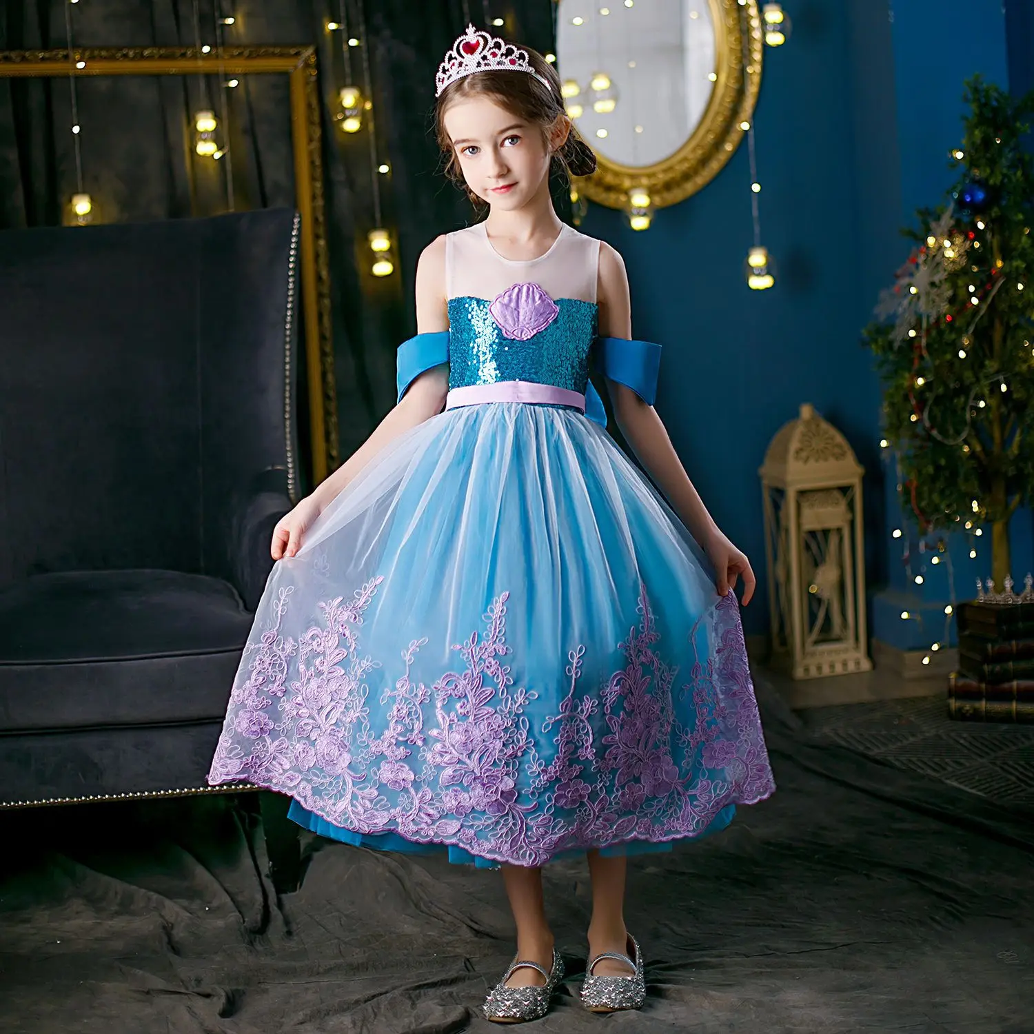 Disney The Little Mermaid Dress Girl Ariel Dress Little Mermaid Cosplay Costume Princess Dress Holiday Party Costume Party
Disney The Little Mermaid Dress Girl Ariel Dress Little Mermaid Cosplay Costume Princess Dress Holiday Party Costume Party