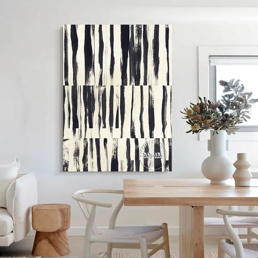 Restaurant Decor Picture Canvas Wall Art New Design Abstract Modern Painting White Black White Texture Acrylic Artwork Unframed
Restaurant Decor Picture Canvas Wall Art New Design Abstract Modern Painting White Black White Texture Acrylic Artwork Unframed