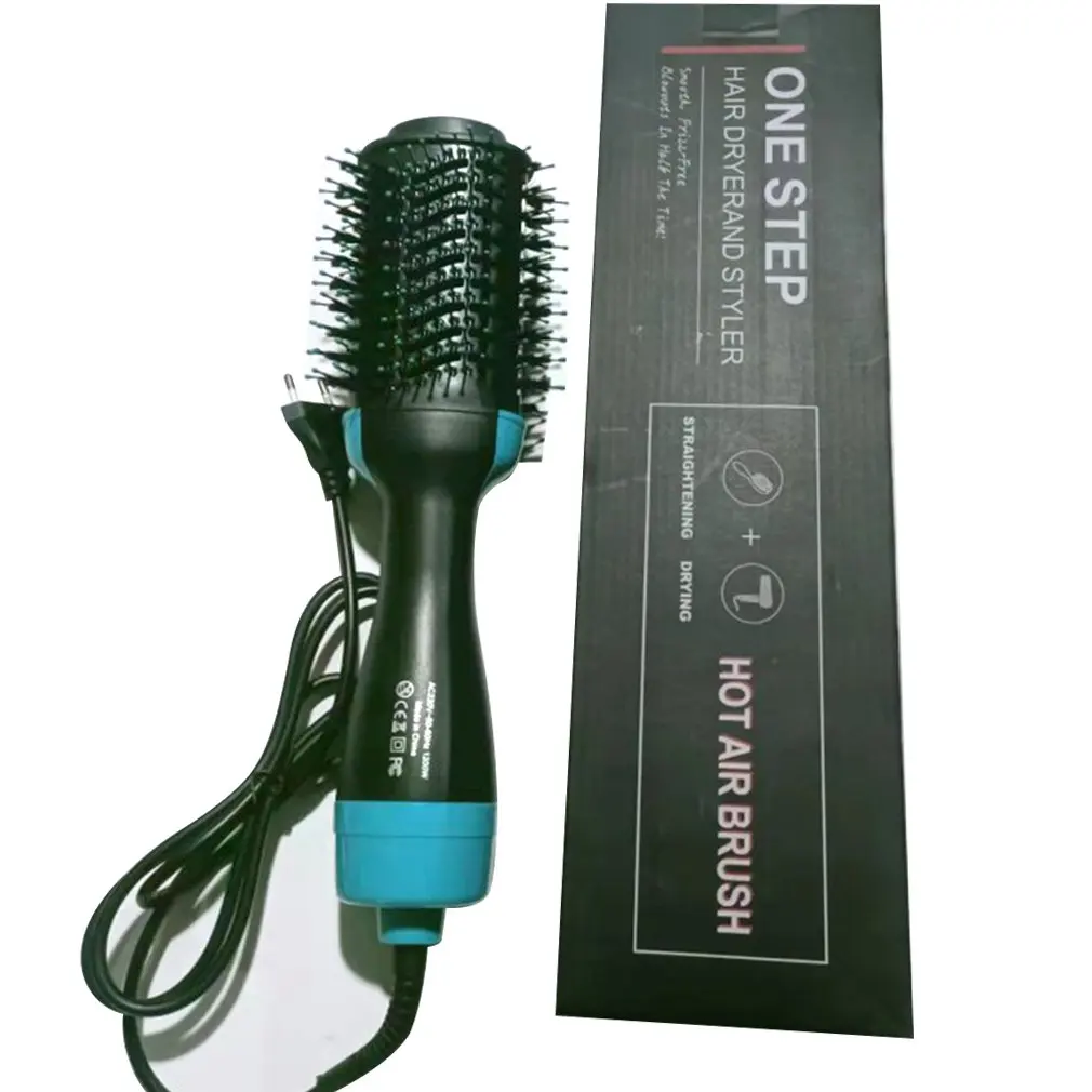 Новый 2-в-1 одношаговый фен с горячим воздухом щетка для выпрямления волос Расческа для завивки Инструменты для укладки волос ионный фен щет... 
Новый 2-в-1 одношаговый фен с горячим воздухом щетка для выпрямления волос Расческа для завивки Инструменты для укладки волос ионный фен щет...