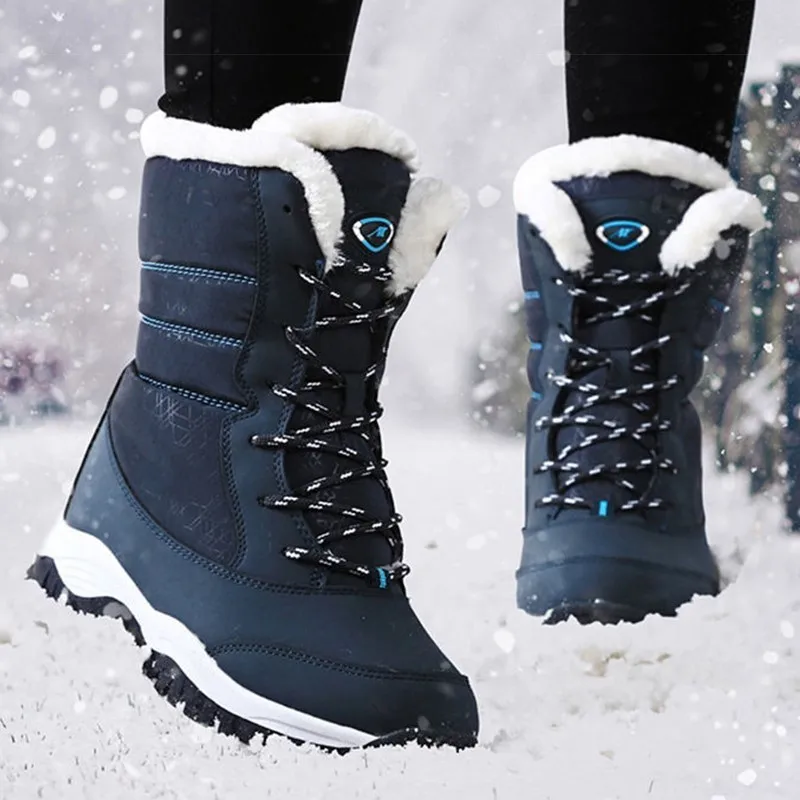 Women Boots Mid-Calf Snow Boots For Winter Shoes Women Warm Fur Winter Boots With Heels Lightweight Platform Botas Mujer White
Women Boots Mid-Calf Snow Boots For Winter Shoes Women Warm Fur Winter Boots With Heels Lightweight Platform Botas Mujer White