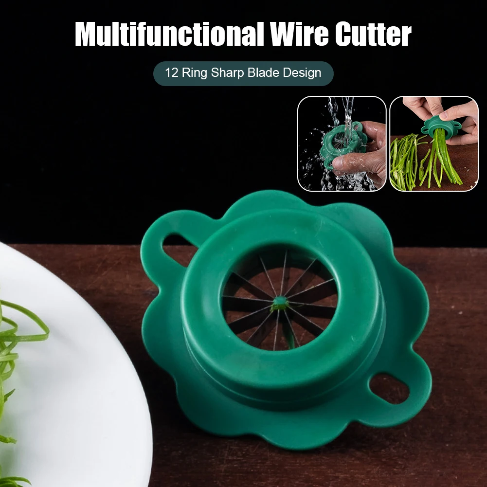 1/2pcs Green Onion Slicer Shredder 12 Stainless Steel Blades Spring Onion Cutter Wire Drawing Kitchen Tools Vegetable Shredder
1/2pcs Green Onion Slicer Shredder 12 Stainless Steel Blades Spring Onion Cutter Wire Drawing Kitchen Tools Vegetable Shredder