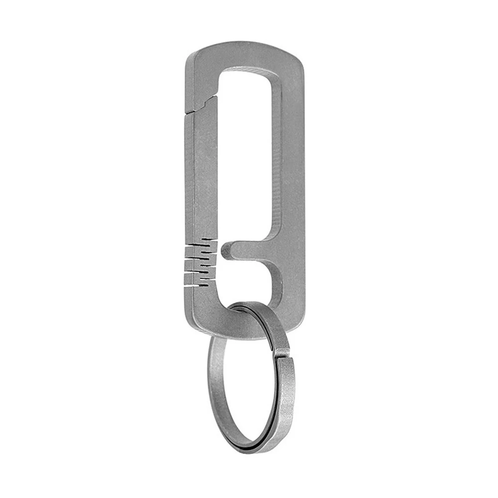 Perfect Addition To Your Outdoor Gear Key Ring Car Key Ring Holder Lightweight No-spring Design Titanium Alloy
Perfect Addition To Your Outdoor Gear Key Ring Car Key Ring Holder Lightweight No-spring Design Titanium Alloy