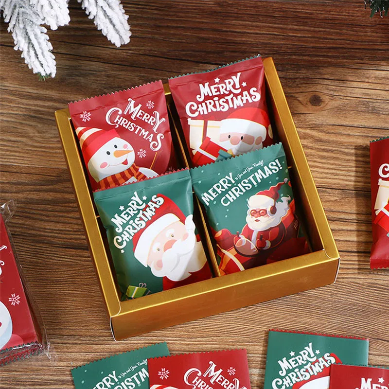 100pcs/set Marry Christmas Candy Baking Biscuit Package Sealed Bags Handmade Santa Claus Kids Holiday Happy Year Party
100pcs/set Marry Christmas Candy Baking Biscuit Package Sealed Bags Handmade Santa Claus Kids Holiday Happy Year Party