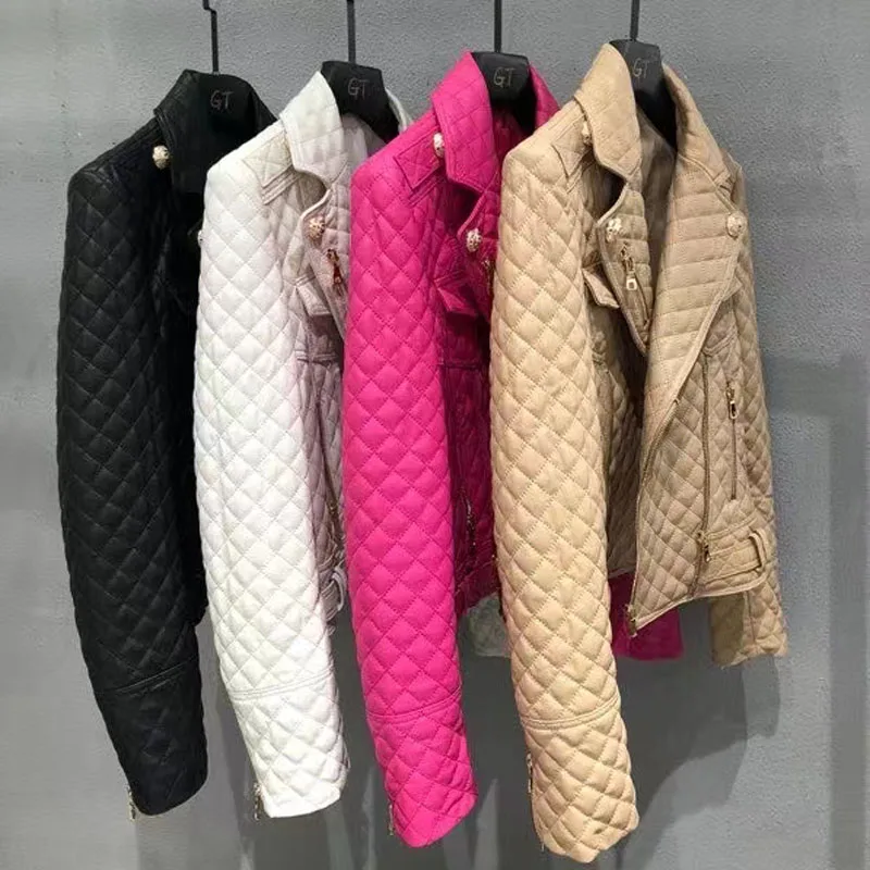 Female Coat Spring New Arrival Short Length Diamond Lattice Sheepskin Imported New Zealand Women'S Clothes Turn-Down Collar
Female Coat Spring New Arrival Short Length Diamond Lattice Sheepskin Imported New Zealand Women'S Clothes Turn-Down Collar