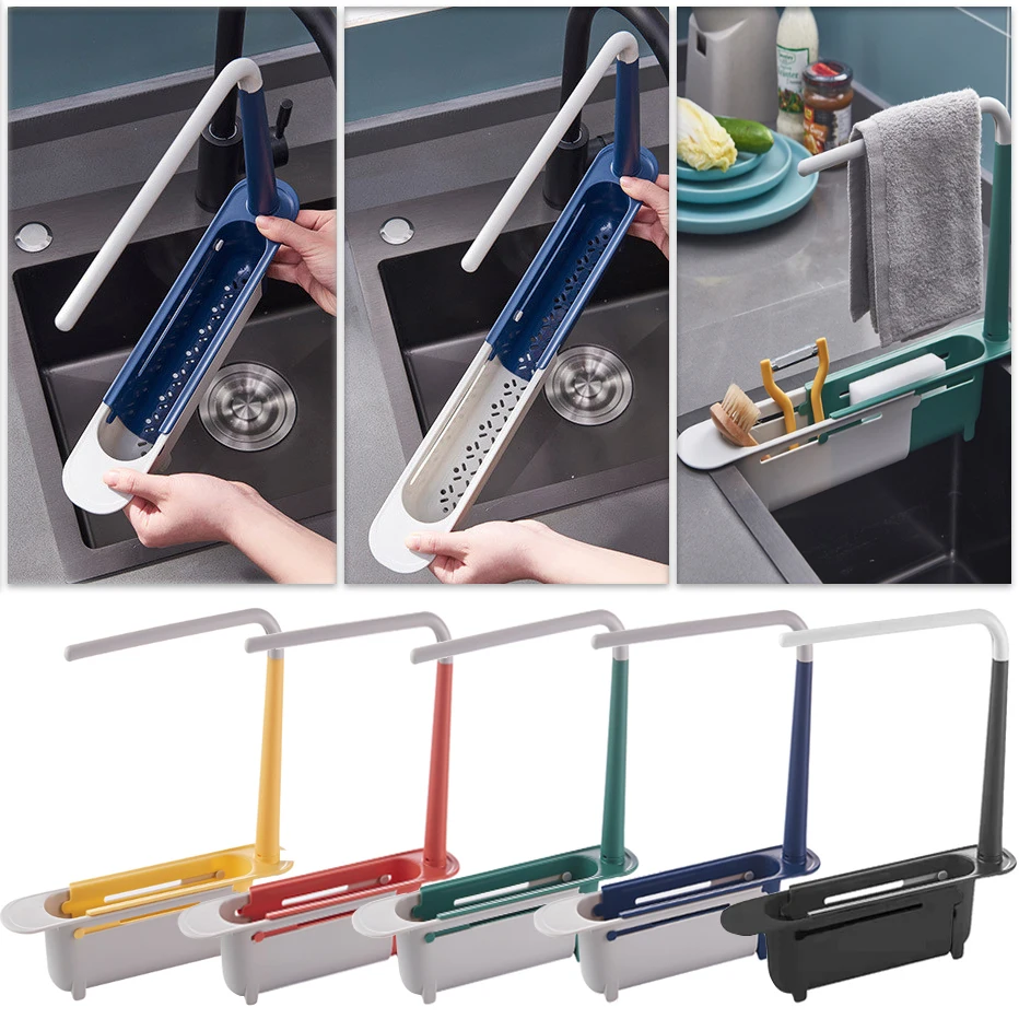 Stretch Sink Shelf Kitchen Sinks Organizer Soap Sponge Holder Sink Drain Rack Storage Basket Kitchen Gadgets Accessories Tool
Stretch Sink Shelf Kitchen Sinks Organizer Soap Sponge Holder Sink Drain Rack Storage Basket Kitchen Gadgets Accessories Tool