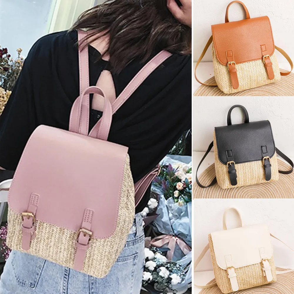 2022New Vintage Straw Backpack Women Shoulder Bag Multifunctional Small Backpack Beach Casual Lady Travel Backpack Girls Bookbag
2022New Vintage Straw Backpack Women Shoulder Bag Multifunctional Small Backpack Beach Casual Lady Travel Backpack Girls Bookbag
