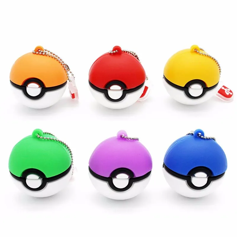 Ball USB Flash Drives 64GB Pocket Monster Pen Drive 32GB Red Memory Stick 16G Purple U Disk Blue External Storage Green Pendrive
Ball USB Flash Drives 64GB Pocket Monster Pen Drive 32GB Red Memory Stick 16G Purple U Disk Blue External Storage Green Pendrive