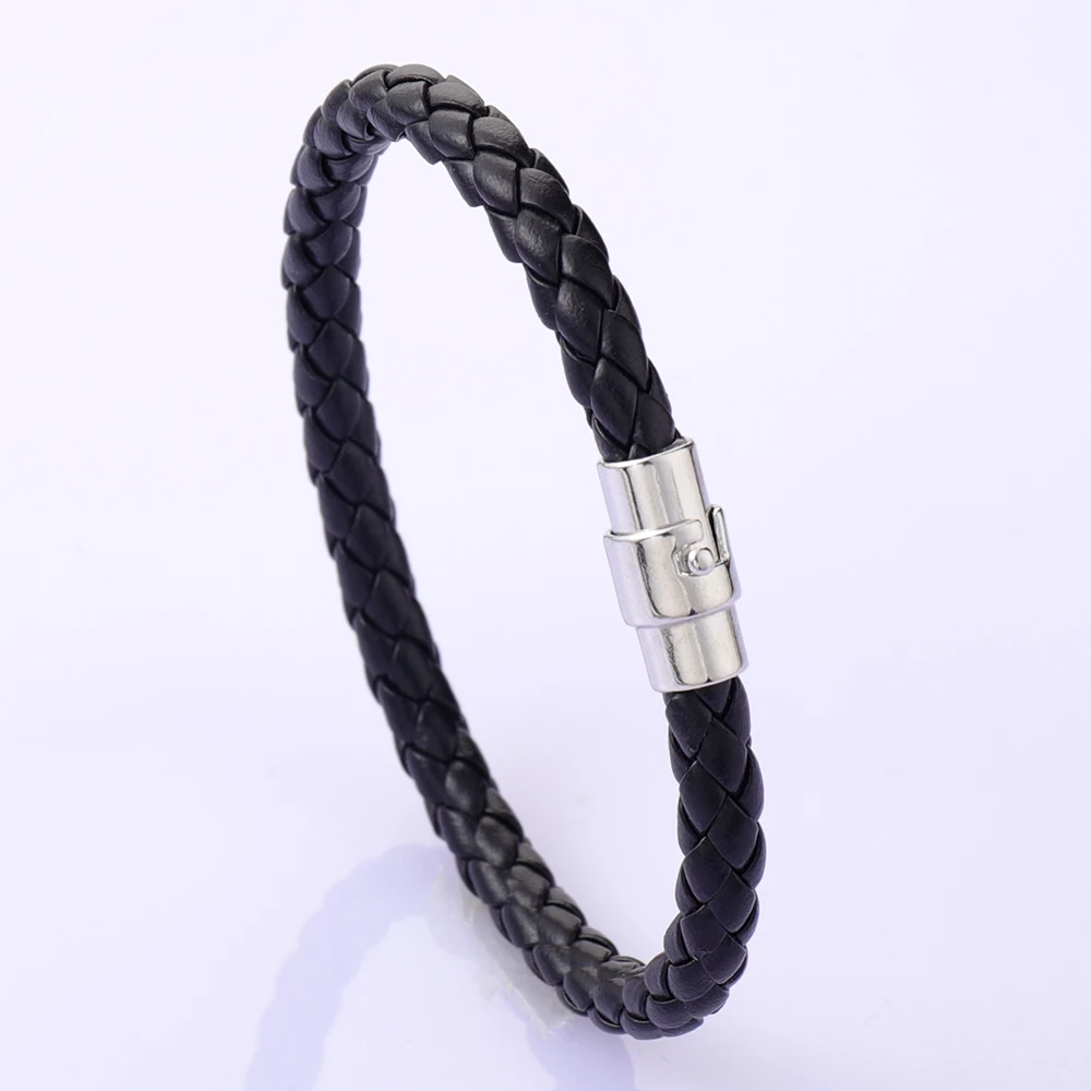 Men's Ladies Jewelry Braided Leather Bracelet Women's Men's Bracelet Alloy Magnet Buckle Fashion Wristband Gift
Men's Ladies Jewelry Braided Leather Bracelet Women's Men's Bracelet Alloy Magnet Buckle Fashion Wristband Gift