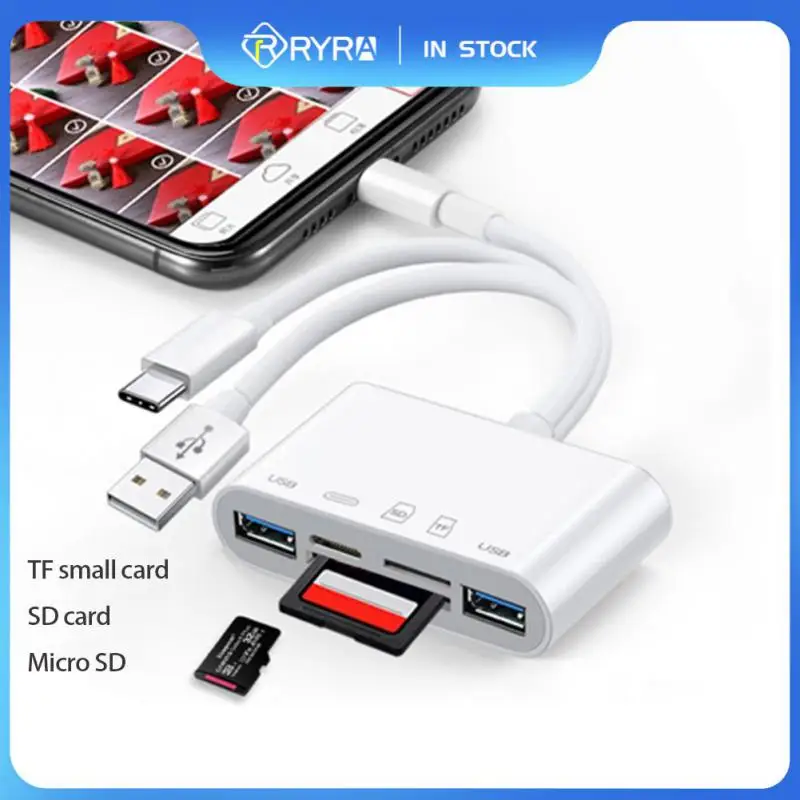 

RYRA OTG Type-C Micro Adapter TF CF SD Memory Card Reader Writer USB-C For Ios IPad Pro Huawei Macbook USB Type C Cardreader