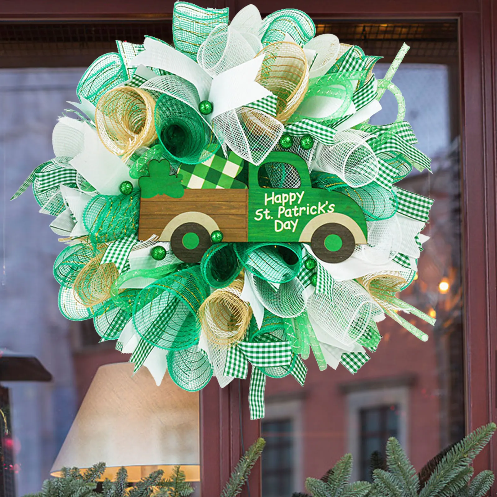 St. Patrick S Day Green Wreath Artificial Wreaths For Decorating Festival Garland For Home Office Cafe Hotel Party Decoration
St. Patrick S Day Green Wreath Artificial Wreaths For Decorating Festival Garland For Home Office Cafe Hotel Party Decoration