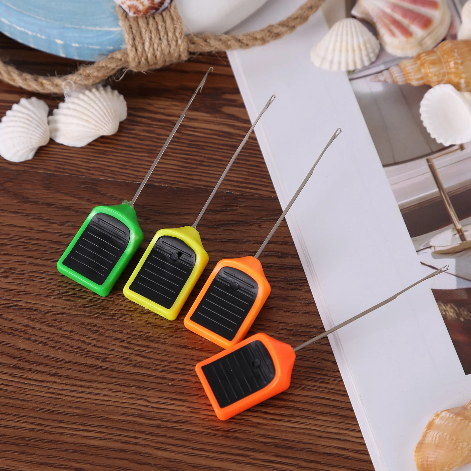 Fishing Baiting Needle 4Pcs DIY Bait Threading Carp Fishing Baiting Rig Tools for Outdoor Entertainment Supplies 
Fishing Baiting Needle 4Pcs DIY Bait Threading Carp Fishing Baiting Rig Tools for Outdoor Entertainment Supplies