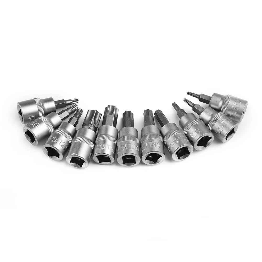 34Pcs Torx Star Sockets Bit Set Male/ Female E-Security Bits Drive Tool Torque Wrench Star Socket Joint Hand Tools
34Pcs Torx Star Sockets Bit Set Male/ Female E-Security Bits Drive Tool Torque Wrench Star Socket Joint Hand Tools