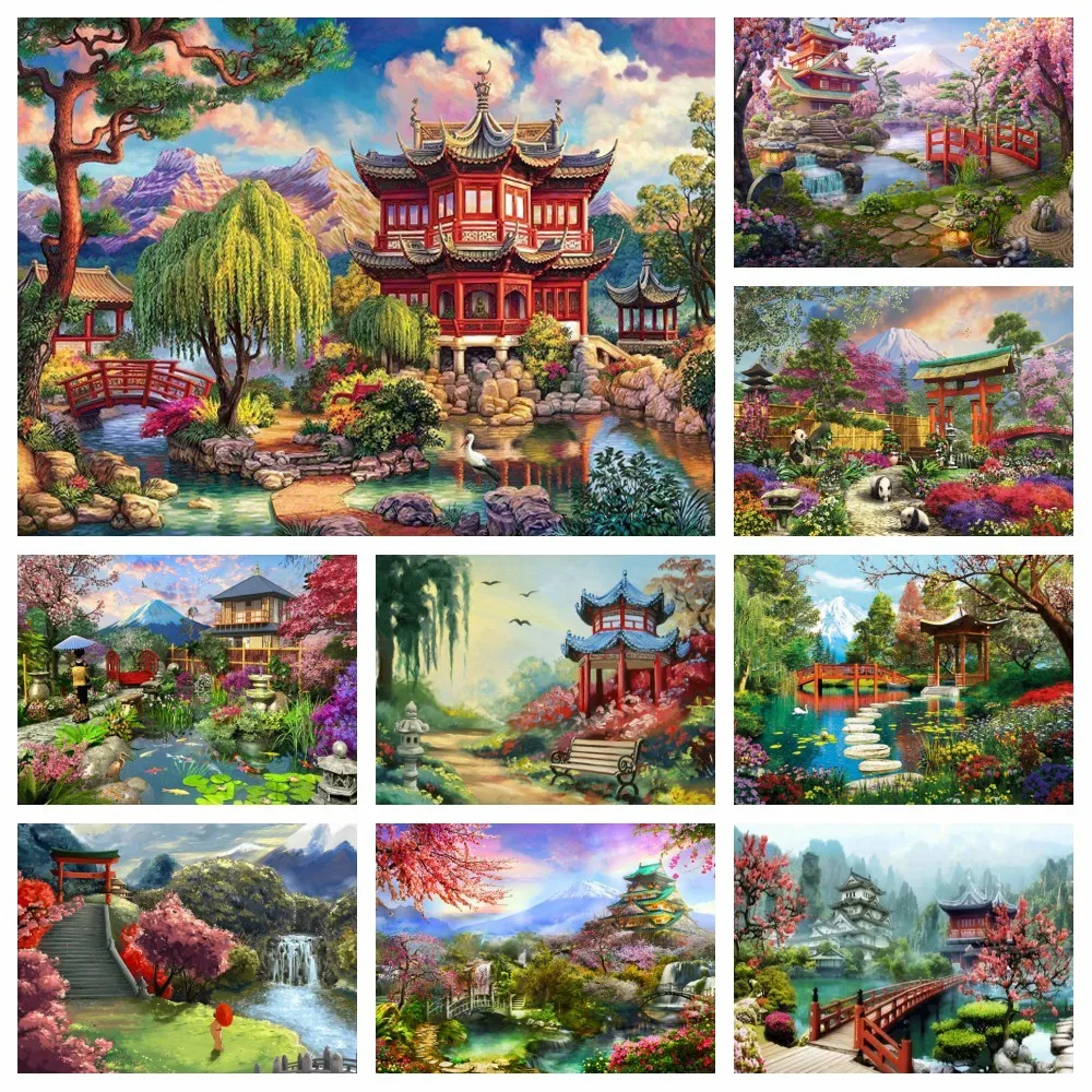 Алмазная живопись 5D «сделай сам», японская архитектура, корпус, дом, Набор для вышивки крестиком, подарки ручной инкрустации, украшение для ...
Алмазная живопись 5D «сделай сам», японская архитектура, корпус, дом, Набор для вышивки крестиком, подарки ручной инкрустации, украшение для ...