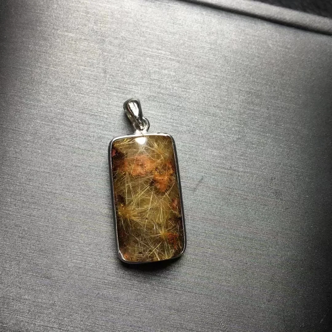 High Quality Hot Sale Natural Titannium Quartz Crystal Square Shape Stone Pendant With 925 Silver Buckle For Healing Gift
High Quality Hot Sale Natural Titannium Quartz Crystal Square Shape Stone Pendant With 925 Silver Buckle For Healing Gift