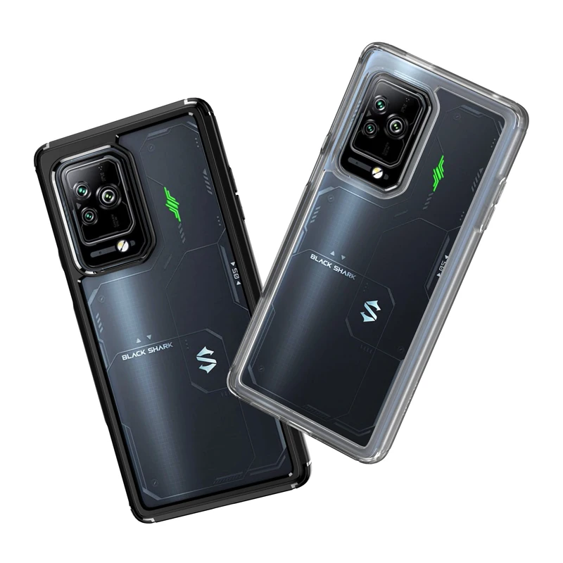 For Blackshark 5 5 Pro Case Airbags Shockproof Transparent PC TPU Anti-Scratch Full Coverage Back Cover For Black shark 4 4s Pro
For Blackshark 5 5 Pro Case Airbags Shockproof Transparent PC TPU Anti-Scratch Full Coverage Back Cover For Black shark 4 4s Pro