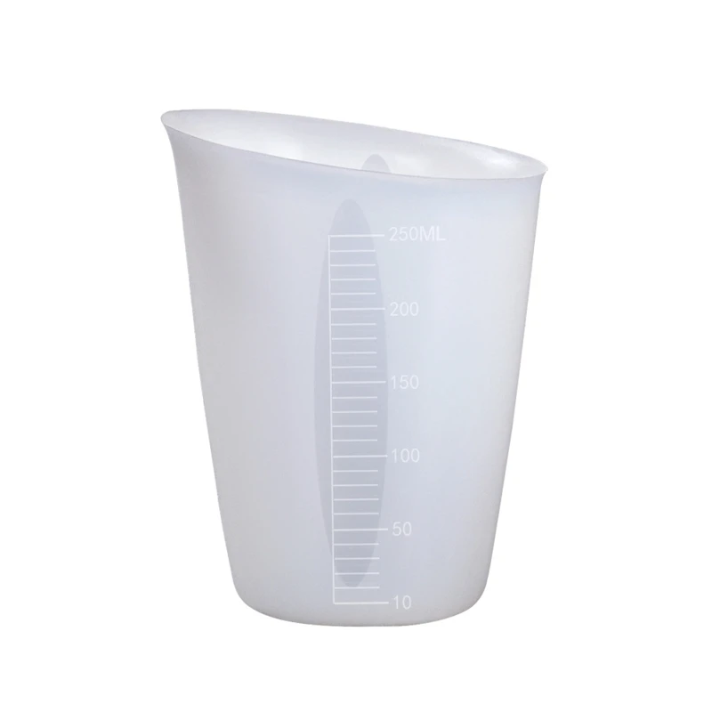 95AB 250ml Silicone Measuring Cup Clear Graduated Epoxy Split Cup for DIY Crafts Tool
95AB 250ml Silicone Measuring Cup Clear Graduated Epoxy Split Cup for DIY Crafts Tool