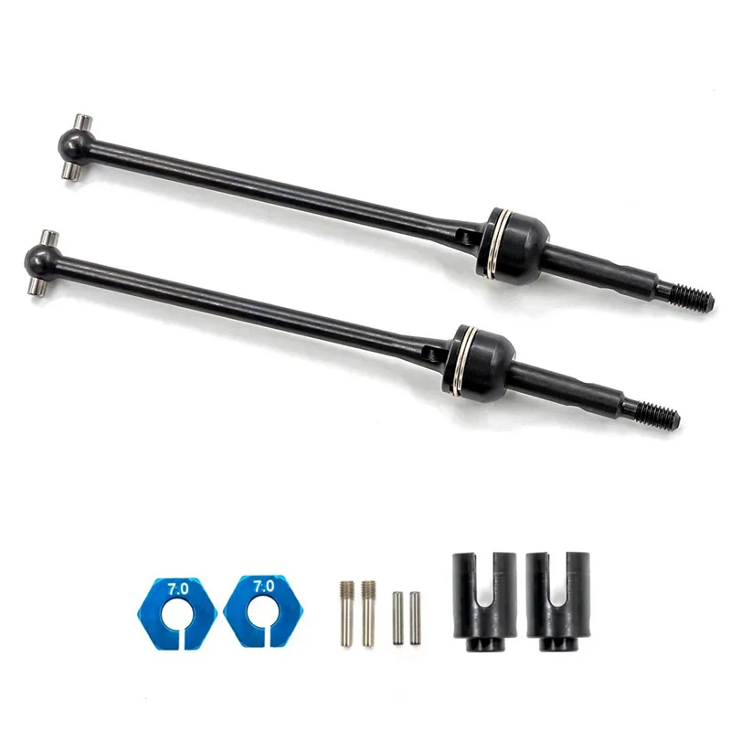 2Pcs Steel Rear Drive Shaft CVD for 1/10 Traxxas Slash Rustler Stampede Hoss VXL 4X4 2WD RC Car Upgrades Parts,1
2Pcs Steel Rear Drive Shaft CVD for 1/10 Traxxas Slash Rustler Stampede Hoss VXL 4X4 2WD RC Car Upgrades Parts,1