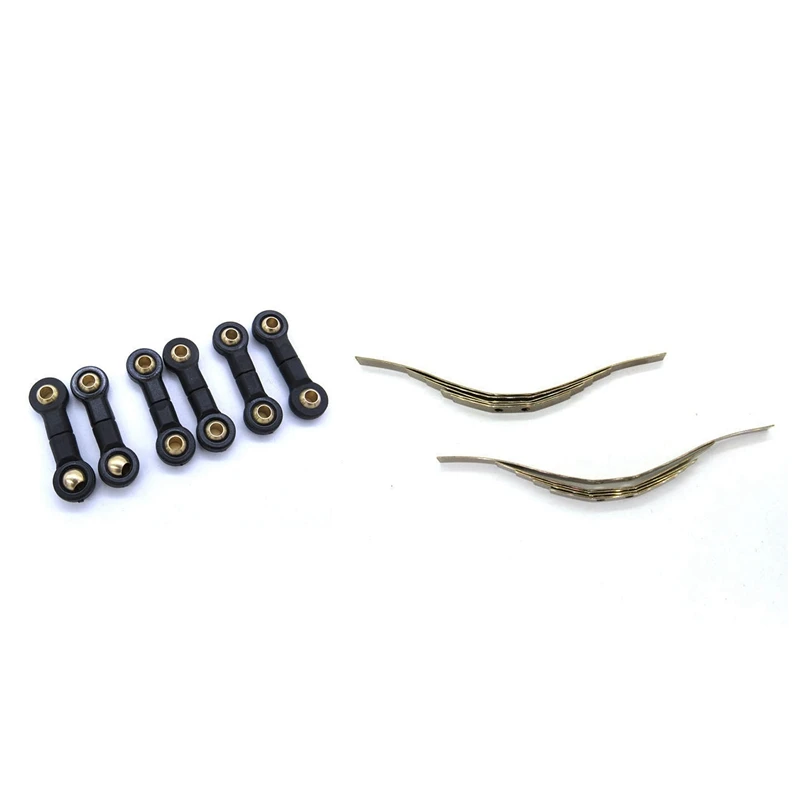 6Pcs Connector Links Rod With 2 Pair Steel Shock Absorption Leaf Springs Suspension
6Pcs Connector Links Rod With 2 Pair Steel Shock Absorption Leaf Springs Suspension
